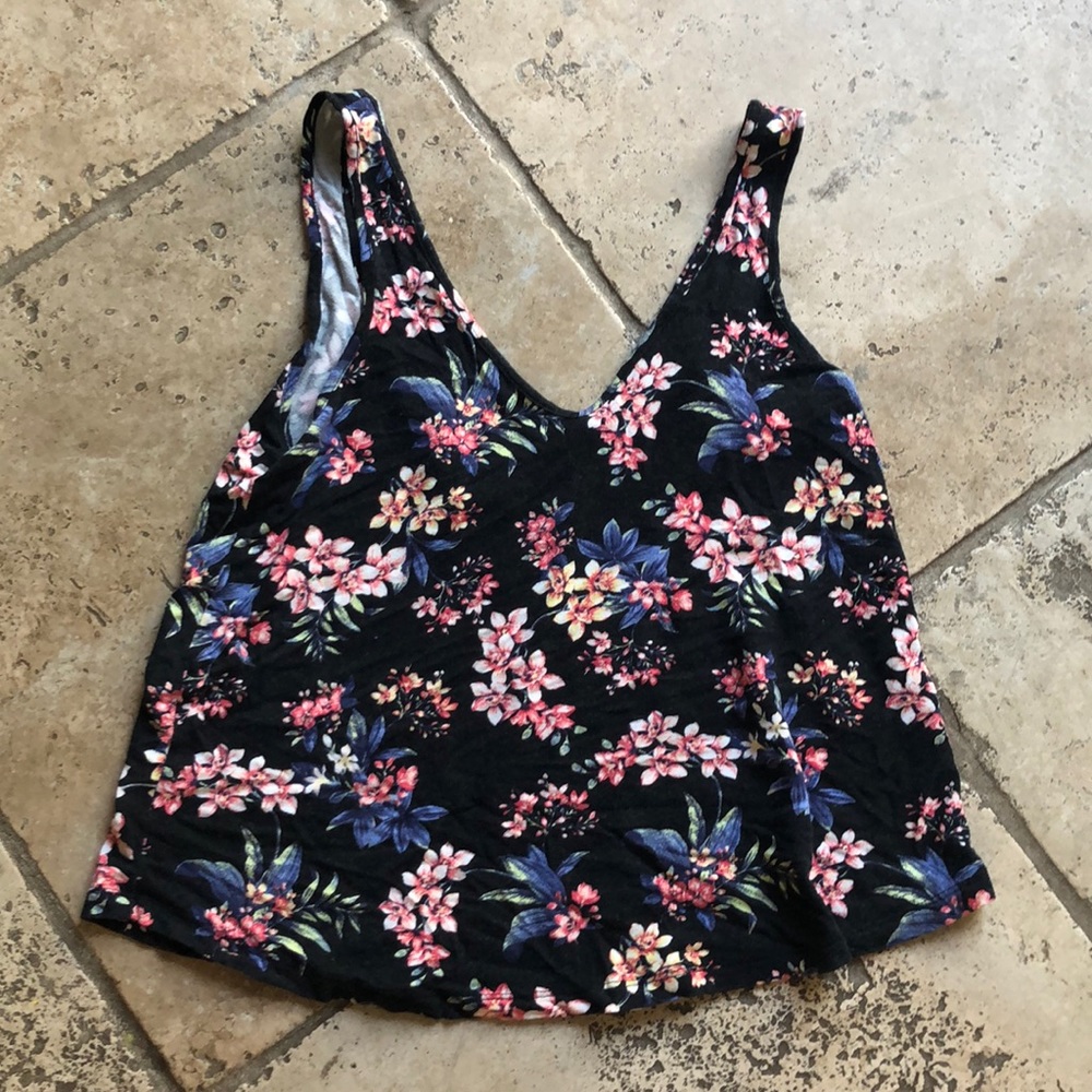 Tropical American Eagle tank top